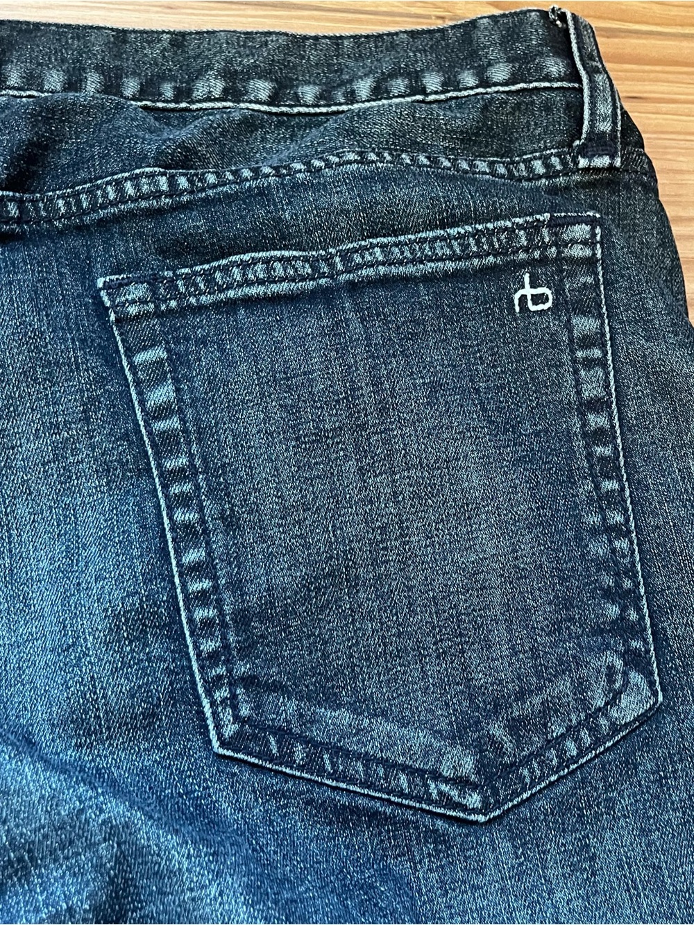 Rag & Bone Fit 2 Slim Dark Wash Color Ainsley Men’s Size 34x30 - Picture 6 of 11